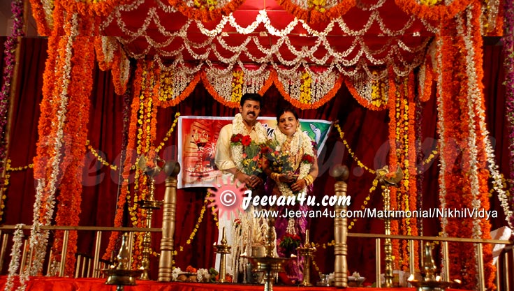 Nikhil Vidya Kerala Wedding Pics